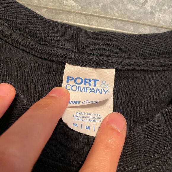 McDonalds Saweetie Crew Tee Shirt Medium Black Cotton Crewneck Logo Fast Food - Picture 3 of 8